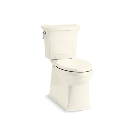 Kohler Toilet, Siphon Jet, Floor Mounted Mount, Elongated, Biscuit 5709-96